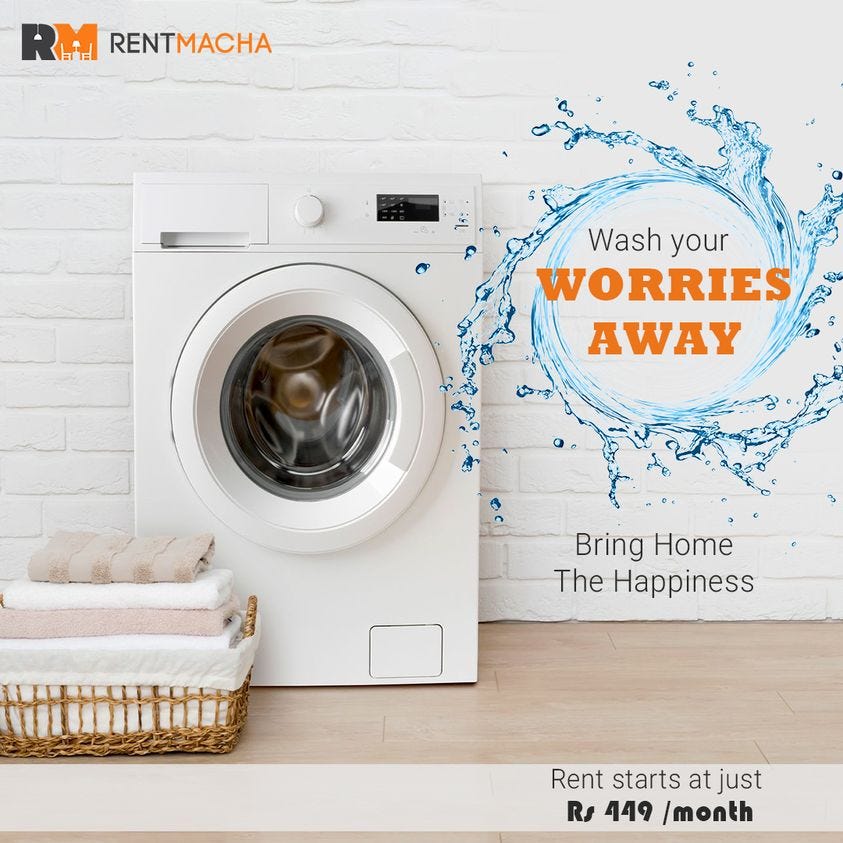 Best Washing Machine on Rent Rentmacha Medium