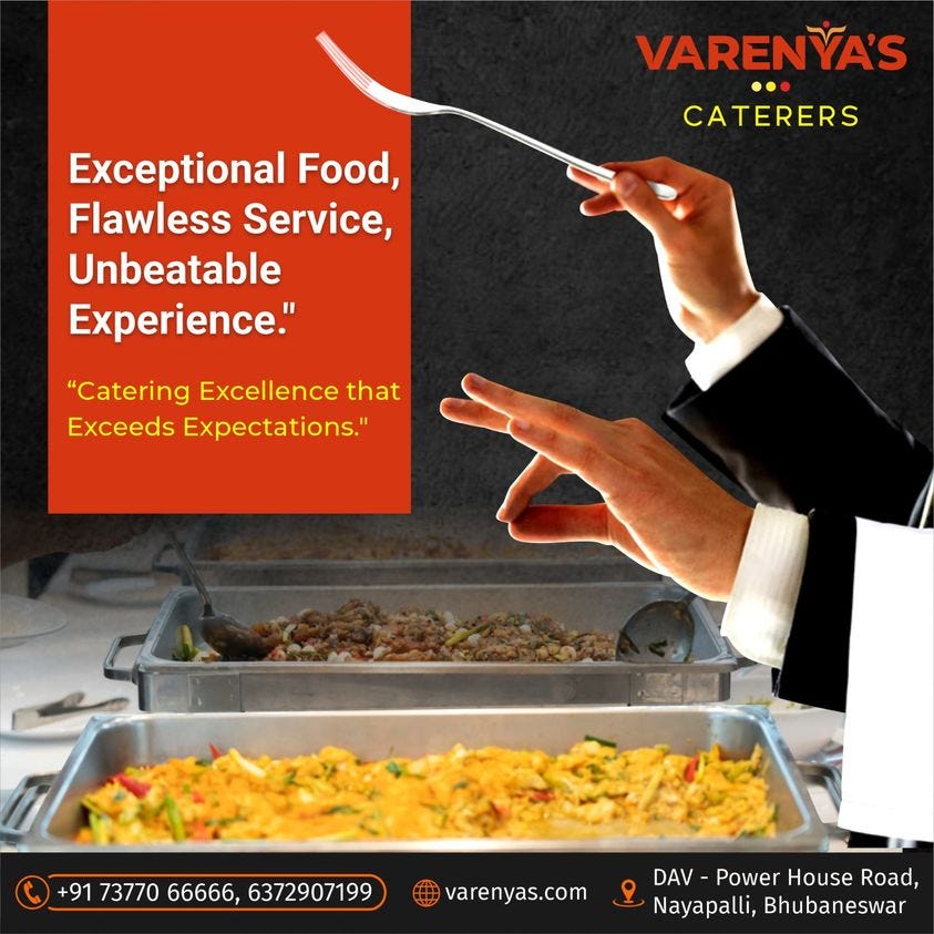 Best Catering Service in Bhubaneswar — Varenya’s Food Arena by