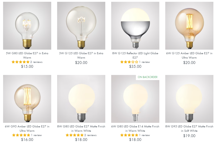 Decorative Globe Light Bulbs G95 Globe Bulb — LiquidLEDs Declan