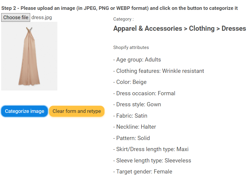 Product categorization — introduction