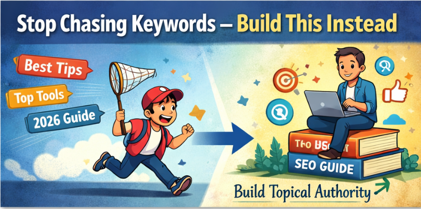 Stop Chasing Keywords — Build This Instead
