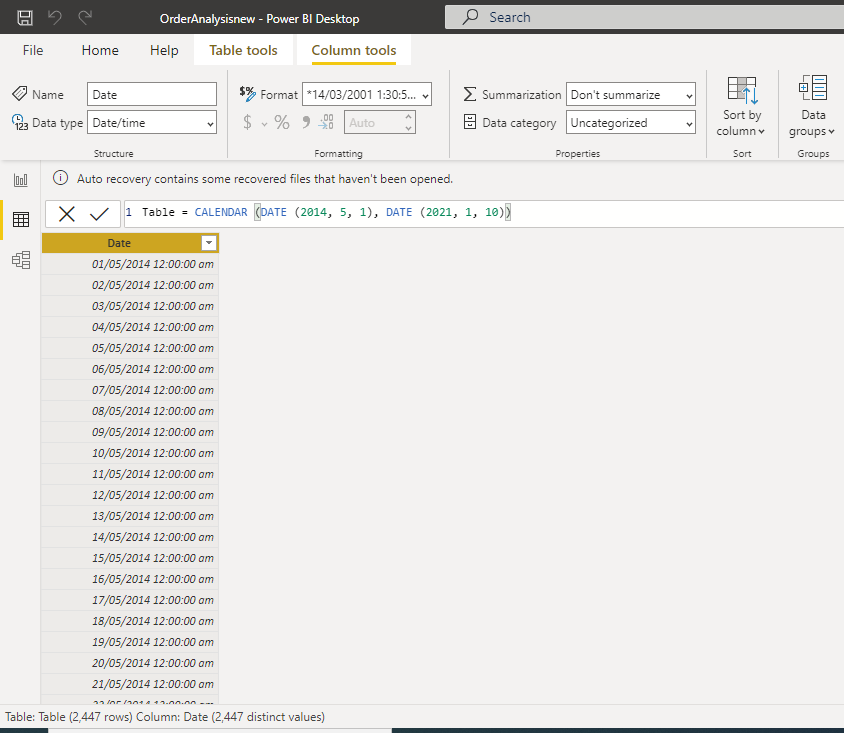 How to Create Power BI Calendar Table Using DAX Functions by Cndro