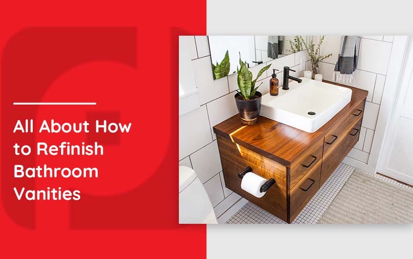All About How to Refinish Bathroom Vanities? by Panda Kitchen and Bath Medium