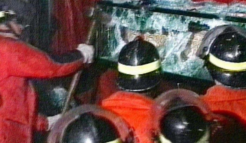 Firefighters Saving the Shroud of Turin by Raidue/Getty Images