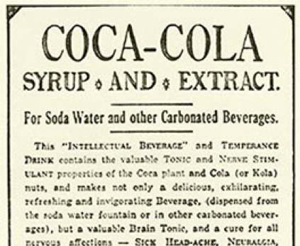Coca Cola Logo, 1886 ( Frank Mason Robinson)