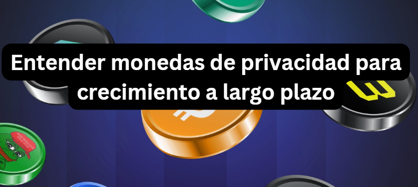 Entender monedas de privacidad para crecimiento a largo plazo