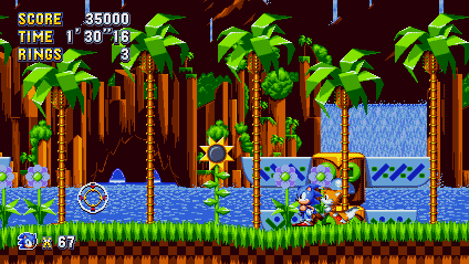 Watch Act 2 of Sonic Mania's Green Hill Zone in action - Polygon