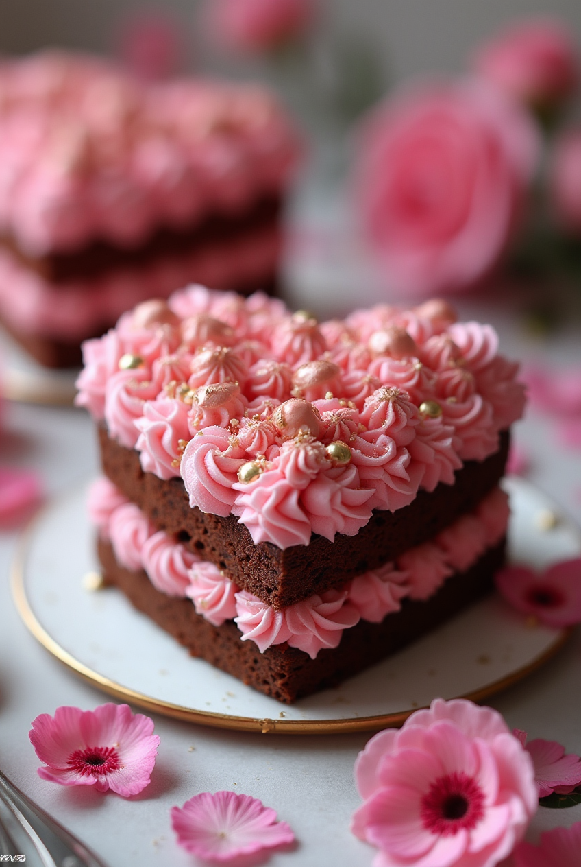 Pour la Saint-Valentin, les gâteaux romantiques