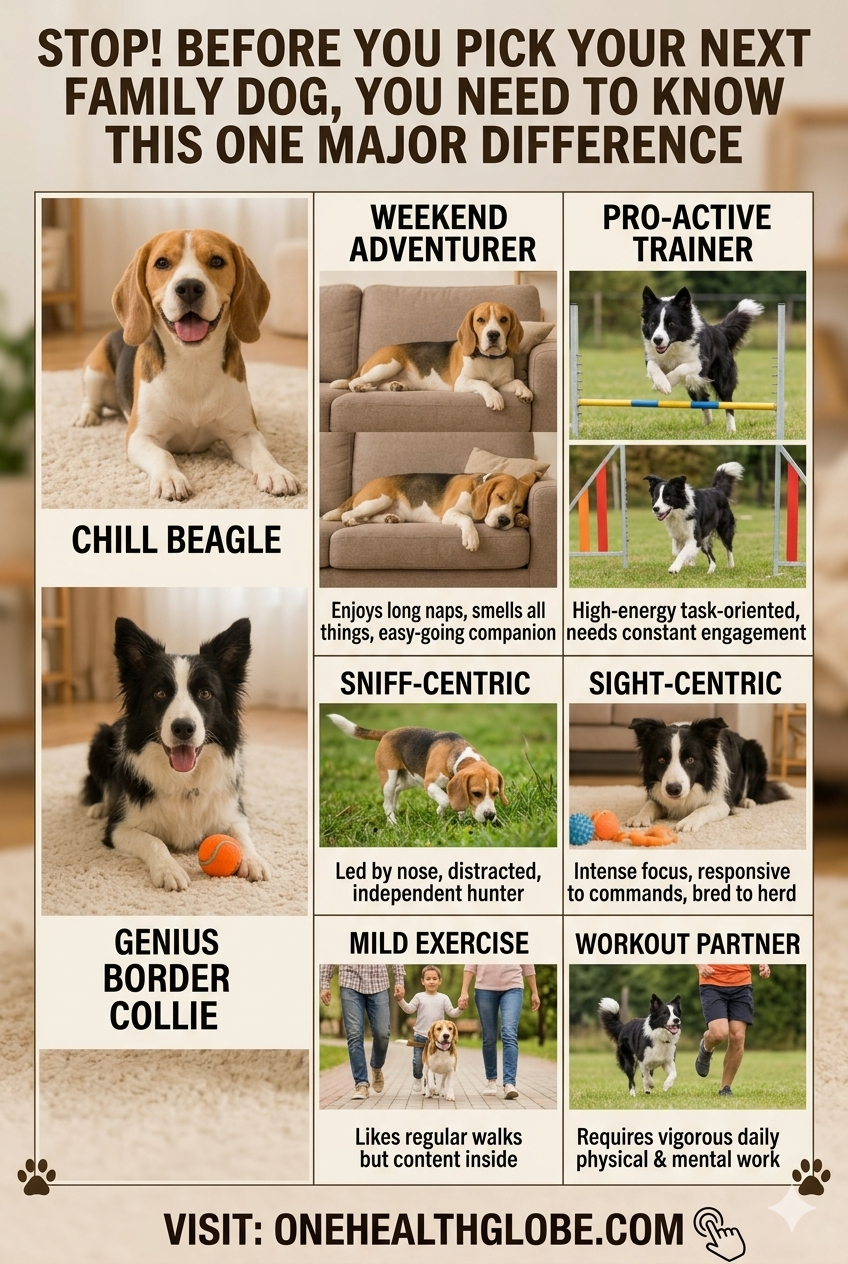 Beagle vs. Border Collie: Which Breed Actually Fits Your Family’s DNA?