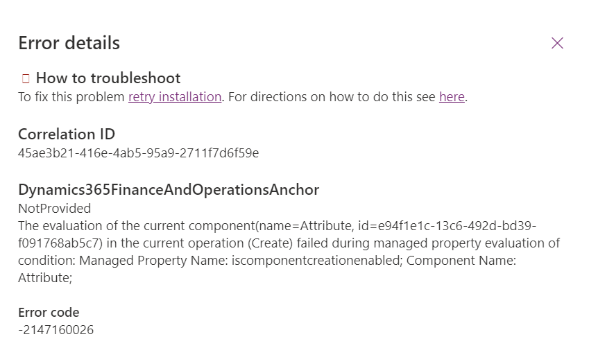 D365 CRM — Dual Write Orchestration Solution failure troubleshooting ...
