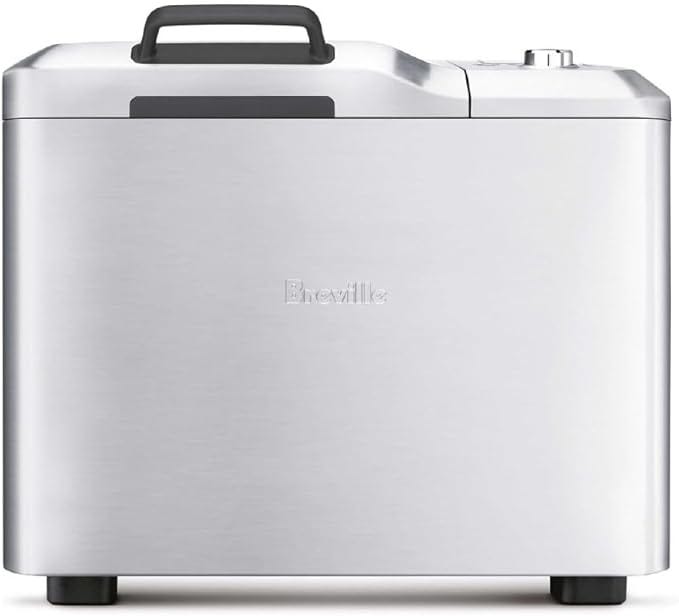 Breville BBM800XL Bread Maker, One Size, Brushed Stainless Steel.#breadmaker #breville #homemadebread #baking #kitchenappliance #glutenfreebread #breadrecipe #easytouse #versatile #stylish