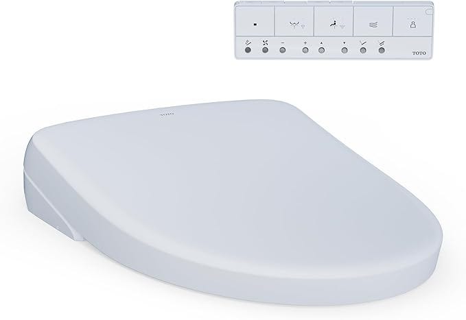TOTO SW4736AT40#01 WASHLET+ Electronic Bidet Toilet Seat, Elongated, Cotton White.#TOTOWASHLET #BidetToiletSeat #SmartToilet #LuxuryBathroom #Hygiene #Comfort #Wellness #HomeImprovement #BathroomRenovation #ModernLiving #SustainableLiving #EcoFriendly #Technology #Gadgets #HomeDecor #InteriorDesign