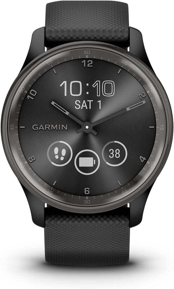 Garmin vívomove Trend, Stylish Hybrid Smartwatch, Long-Lasting Battery Life, Dynamic Watch Hands and Touchscreen Display, Black. || latest technology || technology || garmin watches || smart garmin watches 2024.