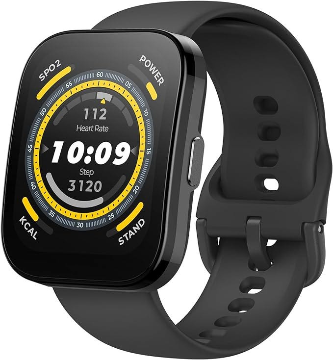 Amazfit Bip 5 Smart Watch 46mm, GPS, Alexa Built-in, Bluetooth Calling, 10-Day Battery, Heart-Rate & VO2 Max, Sleep Health Monitoring, AI Fitness App,120+ Sports Modes, for Android & iPhone, Black. #AmazfitBip5 #Smartwatch #FitnessTracker #HealthAndWellness #BluetoothCalling #AlexaBuiltIn #LongBatteryLife #120SportsModes #HeartRateMonitoring #SleepTracking #AIFitnessApp #FitnessGoals #HealthyLifestyle