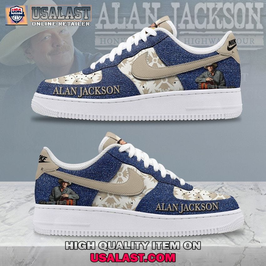 Get Ready to Boot Scootin’ Boogie in these Alan Jackson Denim Air Force