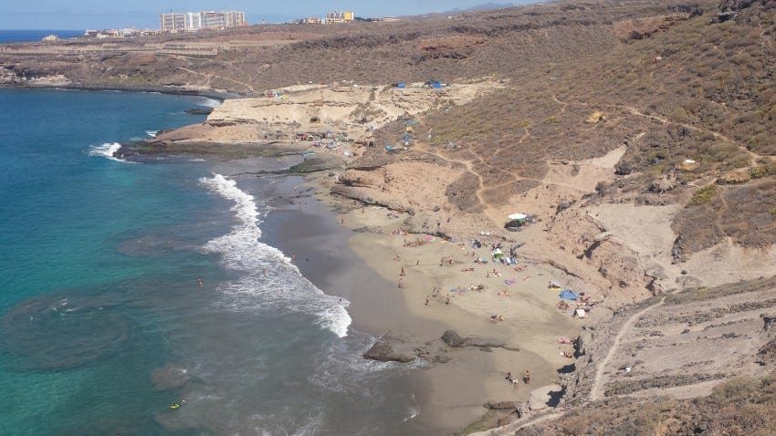 850px x 478px - Tenerife â€” The hippie beach of La Caleta | by Private Holiday | Medium