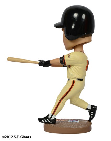 Barry Bonds Giants Black Shirt Bobblehead – Bobhead