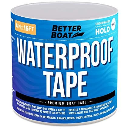 Reyhoar Professional Super Waterproof Tape, Aluminum Butyl Rubber Tape for Pipe/Metal/RV Awning/Roof Leak/Window Seal/Boat, 4in Wide 16.4ft Long