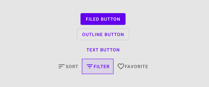 Buttons — Material Components For Android | by Velmurugan Murugesan | Medium