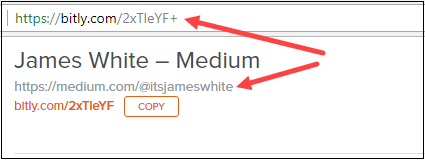 Can I check a Bitly link's destination before clicking on it? – Bitly  Support