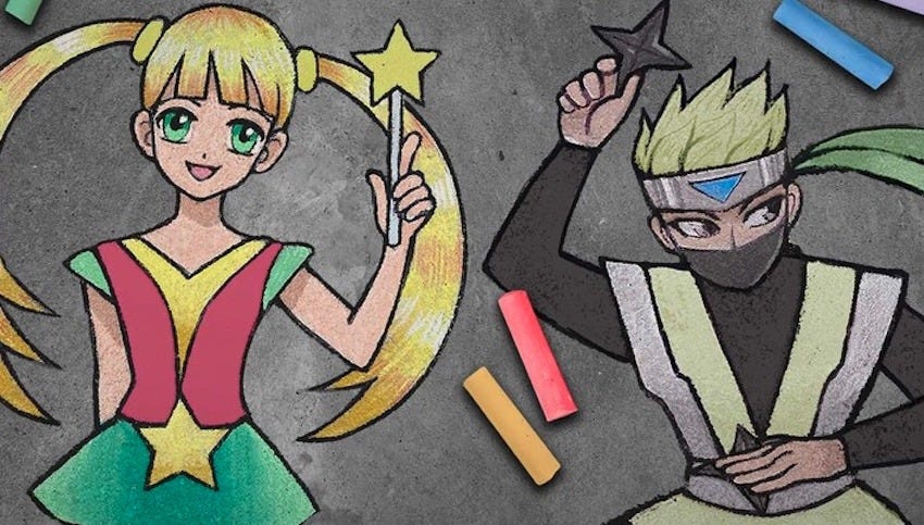 Learn the Magic of Drawing Manga with Chalk | by Danica Davidson | Japonica  Publication | Medium