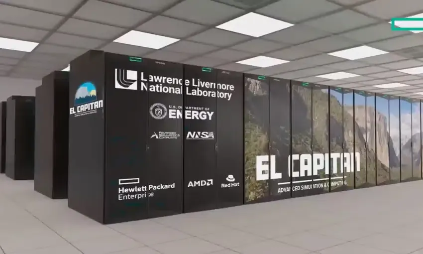 El Capitan, the most powerful supercomputer in the world.