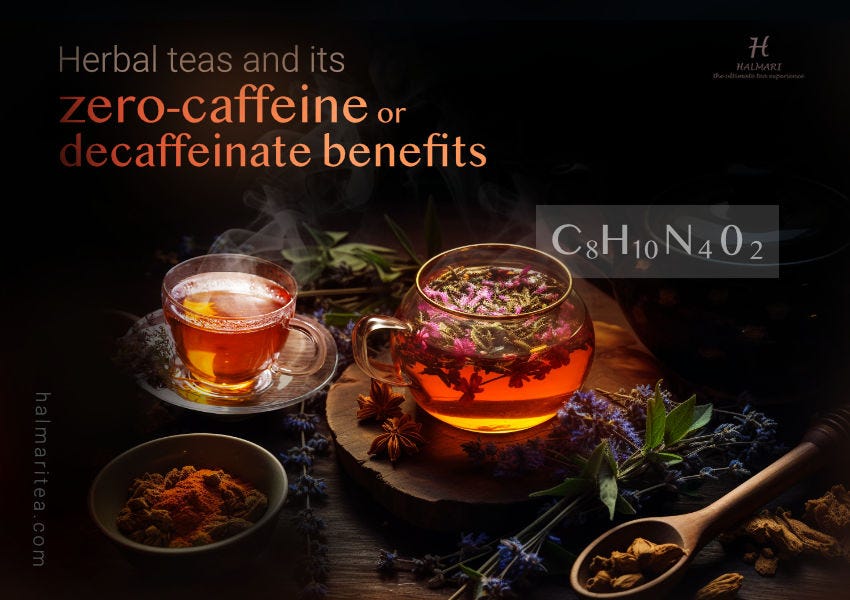 Do herbal teas contain caffeine?