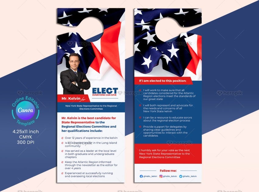 Political Door Hanger Design Template Heropik Medium