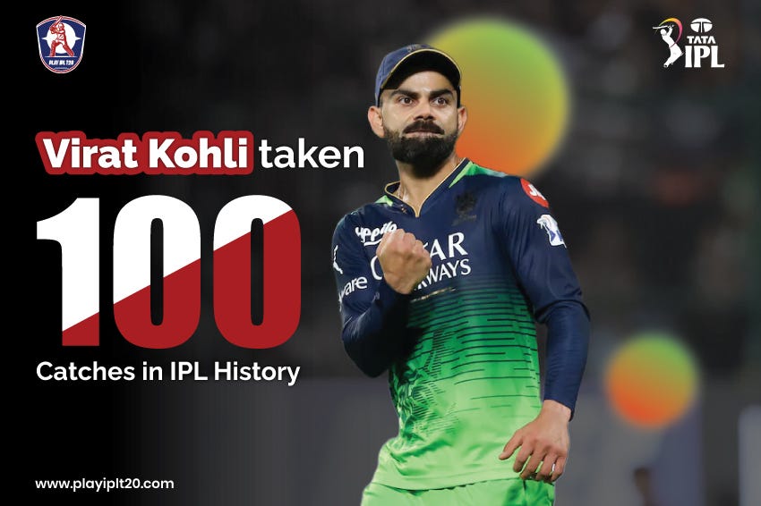 Virat Kohli has Taken More Than 100 Catches for RCB in IPL History ...