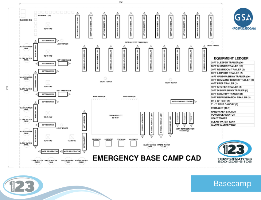 How Does Construction Basecamp Trailer With Shower Restroom Kitchen Lease Help the Construction…