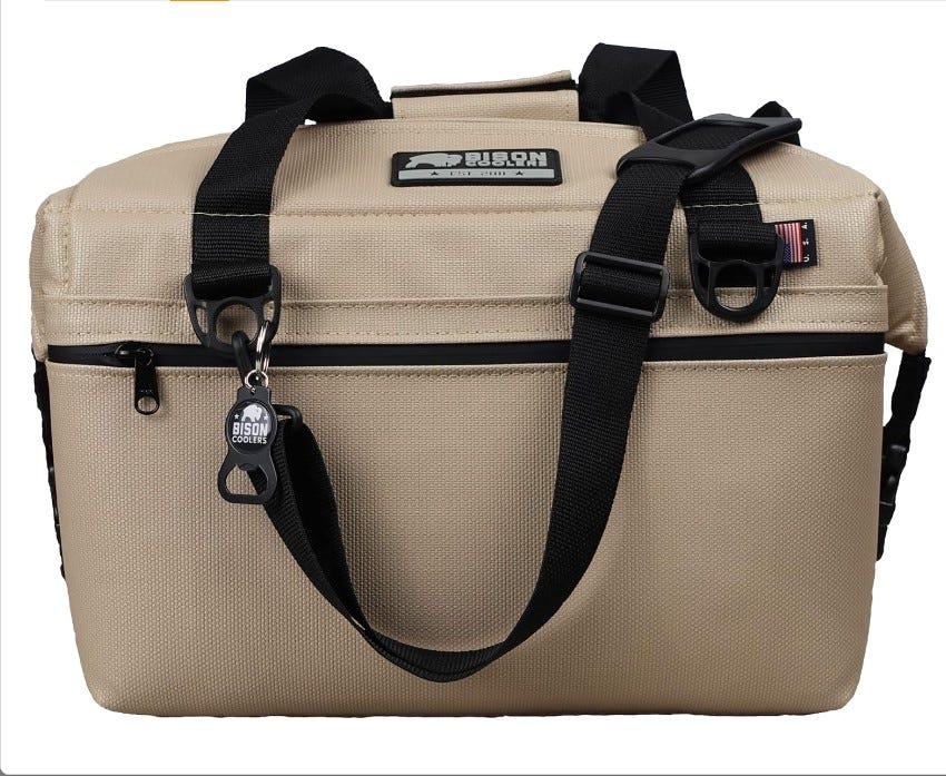 Bison Cooler 24 Can Quicksand XD Series SOFTPAK Soft Cooler by