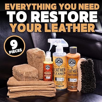 Chemical Guys Leather Conditioner Helps Nourish And Keep Leather