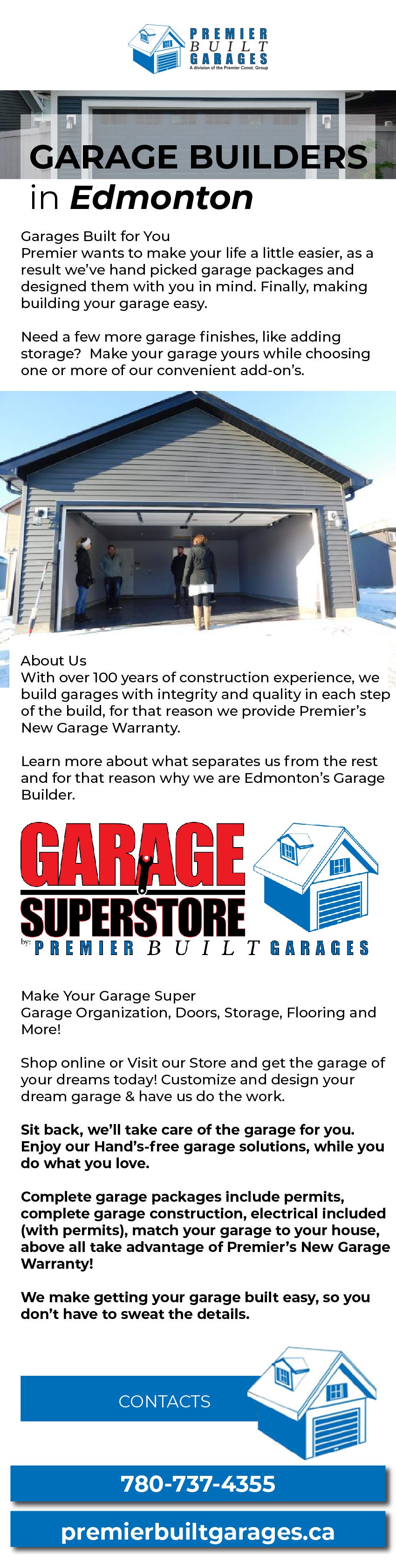 Get the Finest garage builders in Edmonton Premier Built Garages Medium