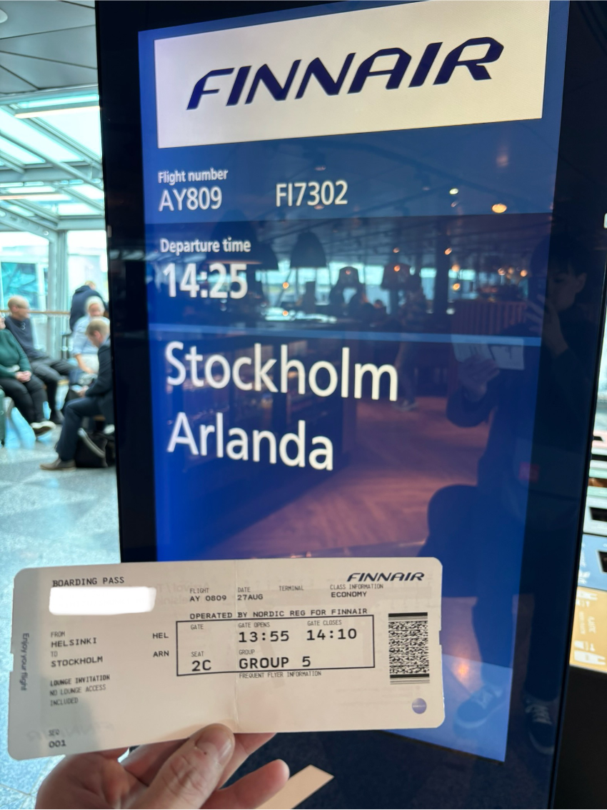 Study Abroad Journey, Part 3: Helsinki→Stockholm