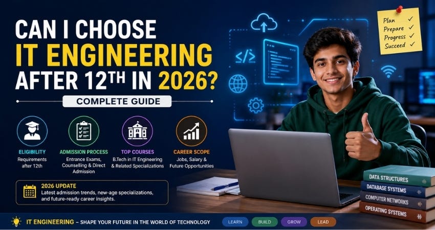 Can I Choose IT Engineering After 12th in 2026? Complete Guide