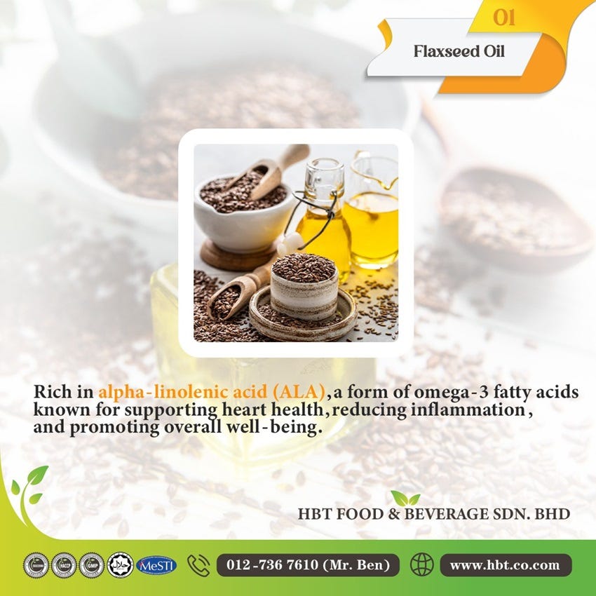 4 Benefits and Side Effects of Flaxseed Oil by HBT Food & Beverage