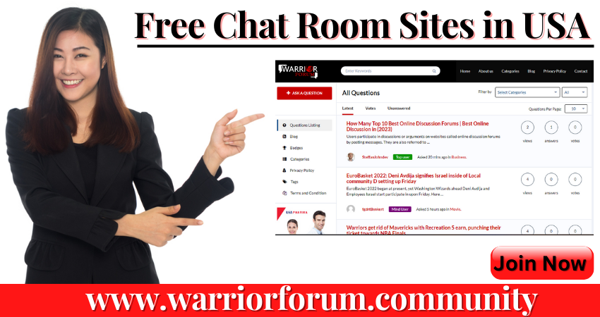 Top 10 Free Chat Room Sites in USA | Warrior Forum | by william bond |  Medium