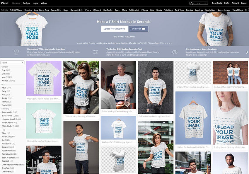 How To Create T-Shirt Designs With Placeit 