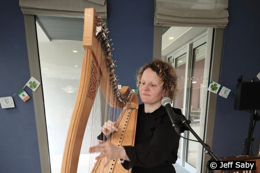 La harpe celtique de Virginie Le Furaut : magique !