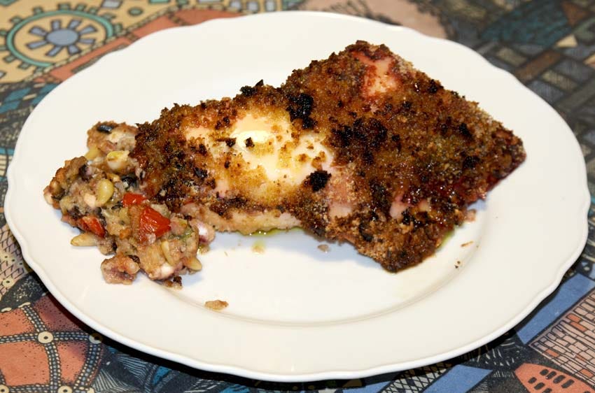 Calamaro farcito al forno