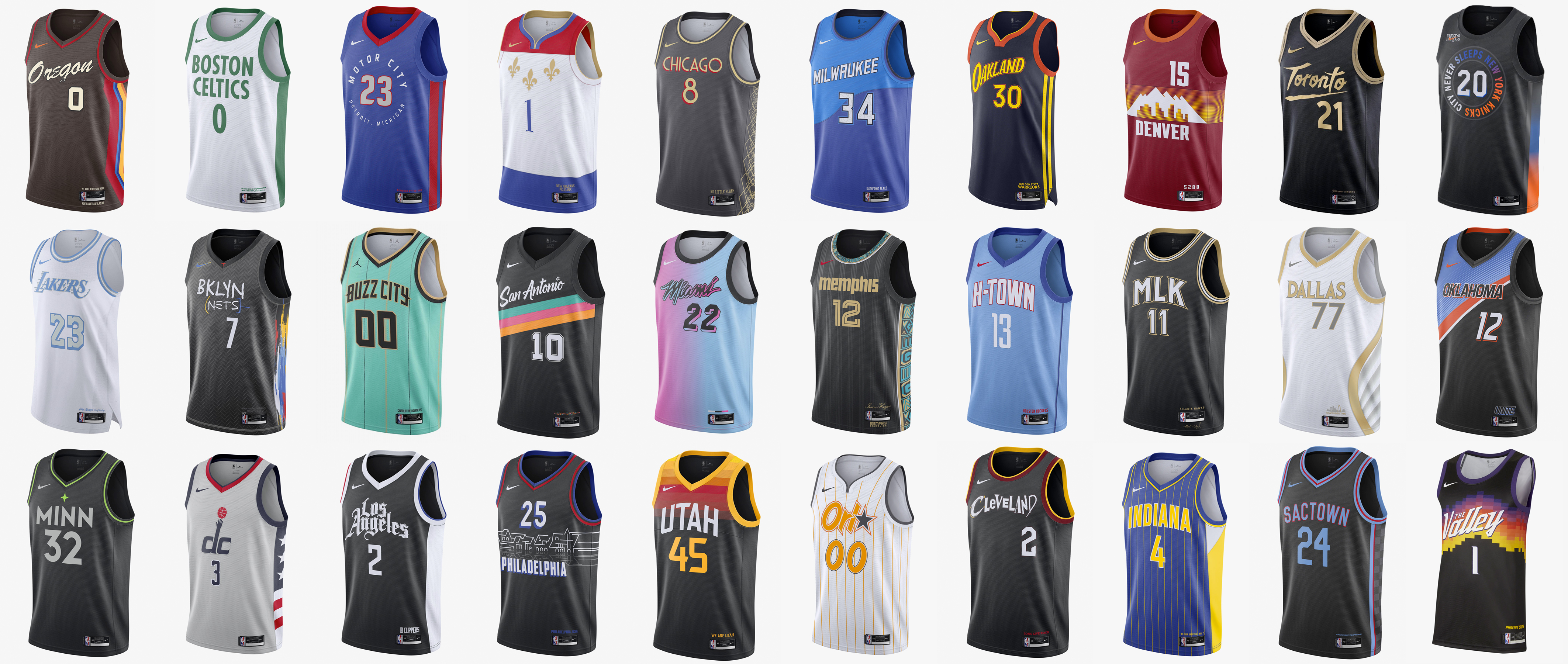 Camisetas NBA City Edition 2020/2021 Medium