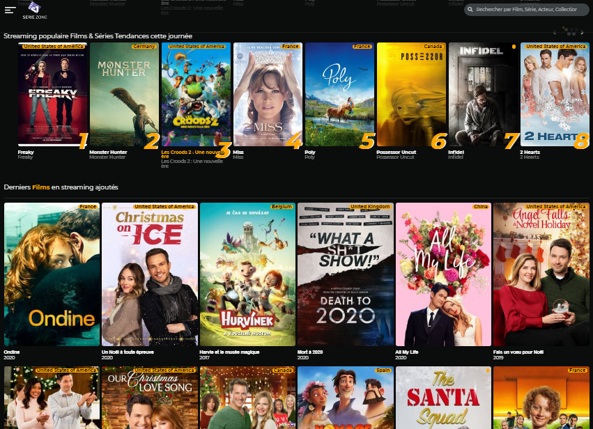 Films Et Séries En Streaming Gratuit Liste complète sites pour voir les Series et Films en streaming