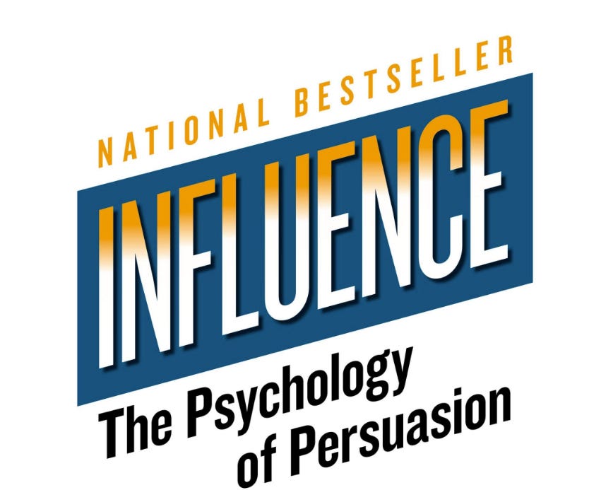 INFLUENCE AT WORK (IAW) : Store  Persuasion, Art of persuasion, Robert  cialdini