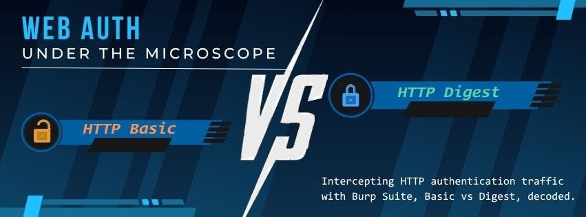 HTTP authentication under the microscope