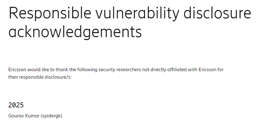 🎯 Hall of Fame: Open Redirect Vulnerability in Ericsson Job Portal