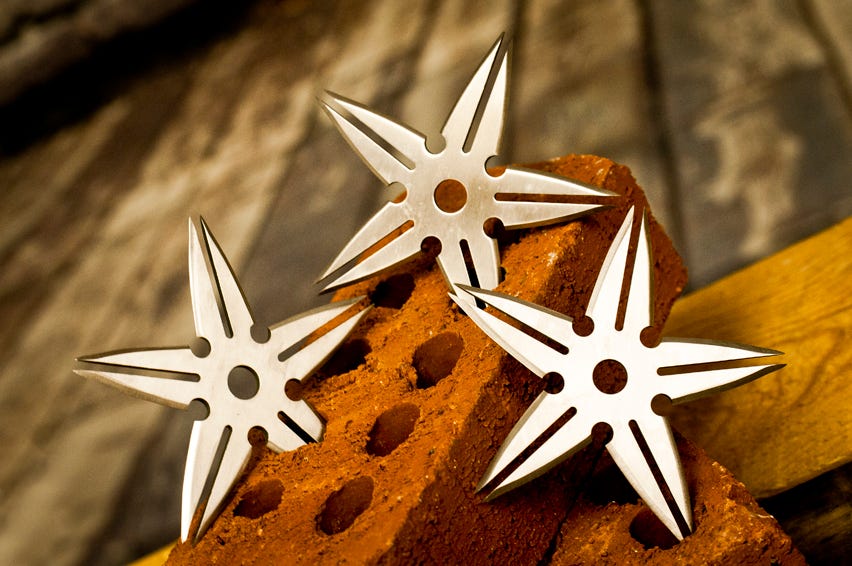 The Art of Blades Diverse Forms of Ninja Star! by Princess Jan