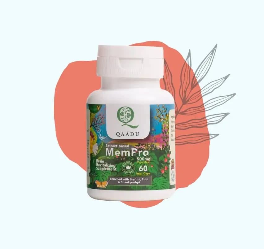 Mempro: Ayurvedic Memory Supplements | Brain Boosting Pills | Qaadu ...