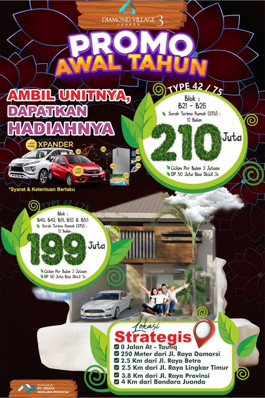 Rumah Di Sidoarjo Harga 199 Juta. Diamond Village 3 Juanda Kawasan