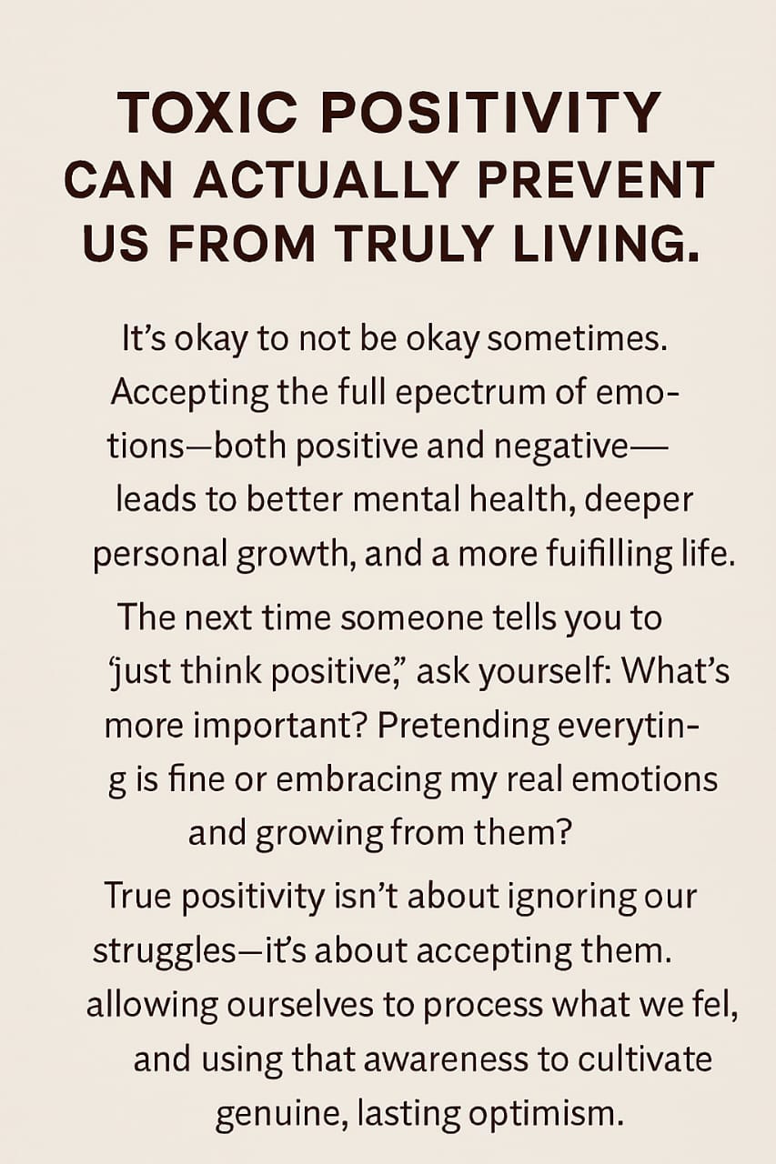 What They Don’t Tell You About Toxic Positivity by Tyrone Petersen