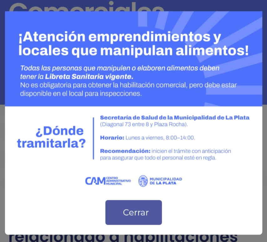 La Plata: Guía definitiva para tramitar la Libreta Sanitaria